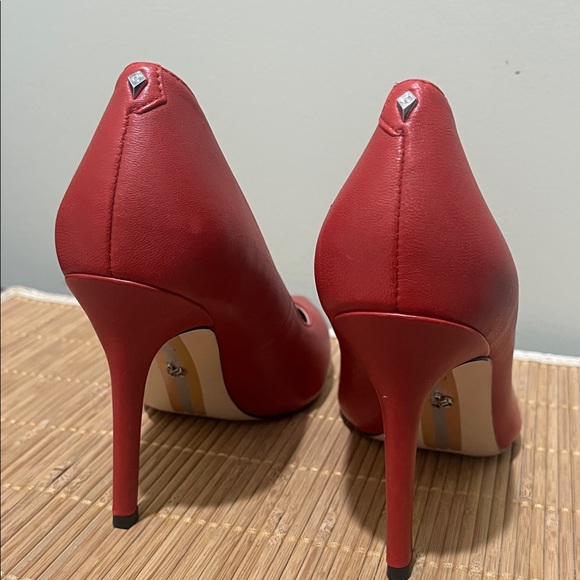 Sam Edelman Bold Red Heels size 6.5 - Picture 11 of 15